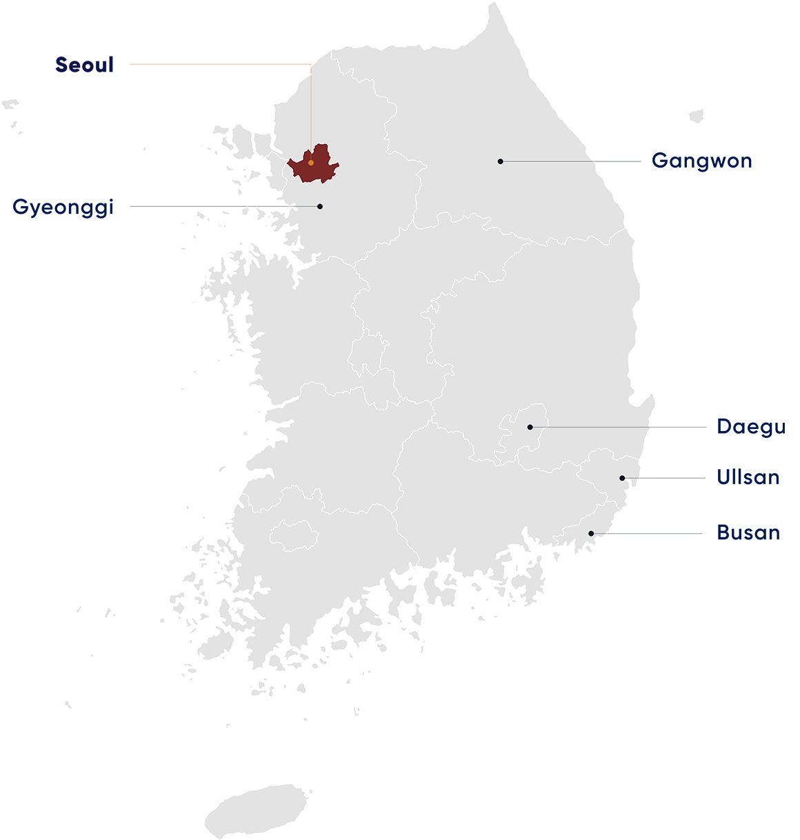 Korea map